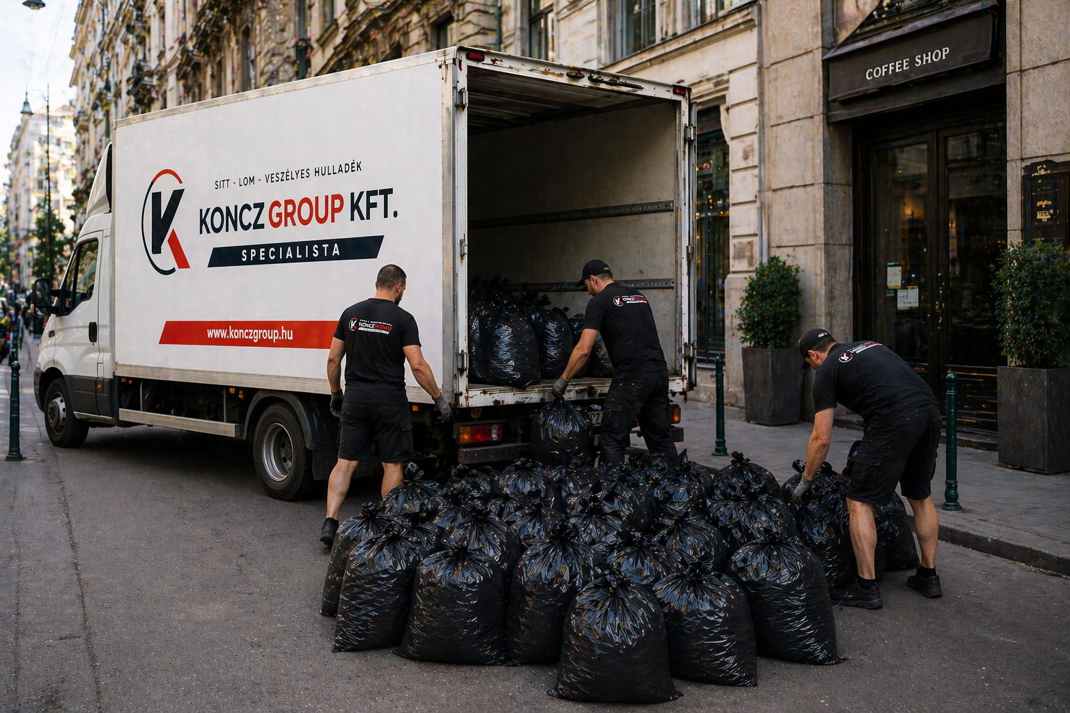Sittszállítás Budapest belvárosában rakodással
